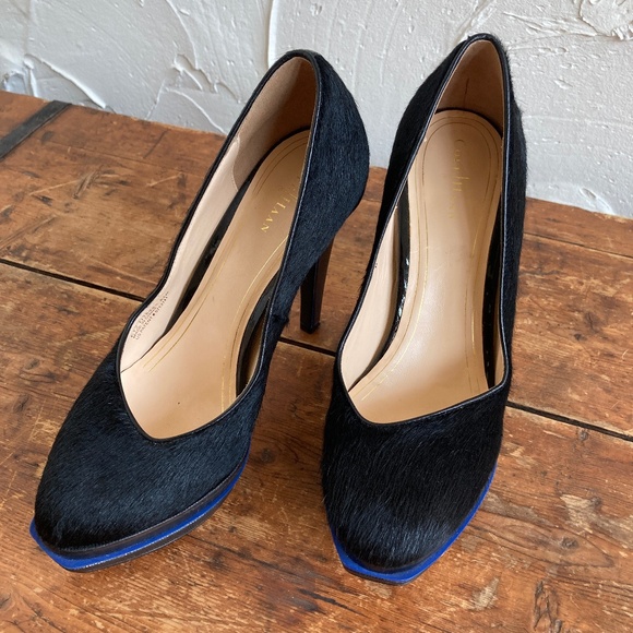 Cole Haan Chelsea Double Platform Pumps - 8.5 - Picture 1 of 10